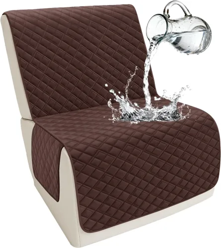 Miniatura 95 de Arfntevss Fundas para sofá seccional reclinable para sofá seccional en forma de L, funda antideslizante lavable para sofá reclinable con forma de L