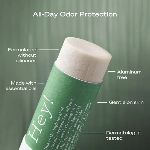 Miniatura 4 de Hey Humans Desodorante, desodorante sin aluminio para mujeres y hombres, contiene ingredientes derivados naturalmente, control de olores durante