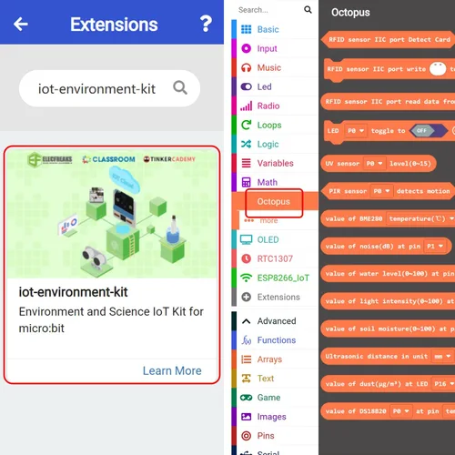Miniatura 3 de ELECFREAKS Microbit Smart Agriculture Kit Micro:bit Sensor Starter Kit Pulpo Series Sensor, DIY Programación STEM Kit con Módulos Electrónicos