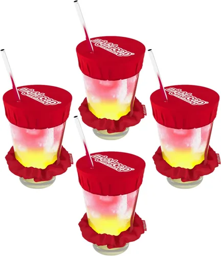 Miniatura 18 de Nightcap Coletero Cubrevasos - El Coletero Reutilizable para Prevención de Adulteración de Bebidas Como se Vio en Shark Tank Negro