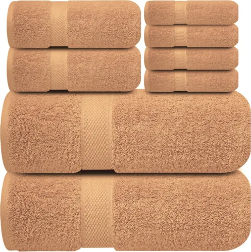 Miniatura 45 de Infinitee Xclusives Toallas de lujo para la ducha [13 x 13] – 100% algodón [paquete de 12], toallas faciales suaves y absorbentes para baño, Gris