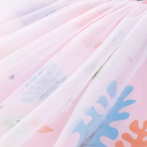 Miniatura 6 de Akyzic Vestido de tul para niños pequeños, disfraz de unicornio para fiesta de cumpleaños, princesa, faldas de tutú casuales de verano