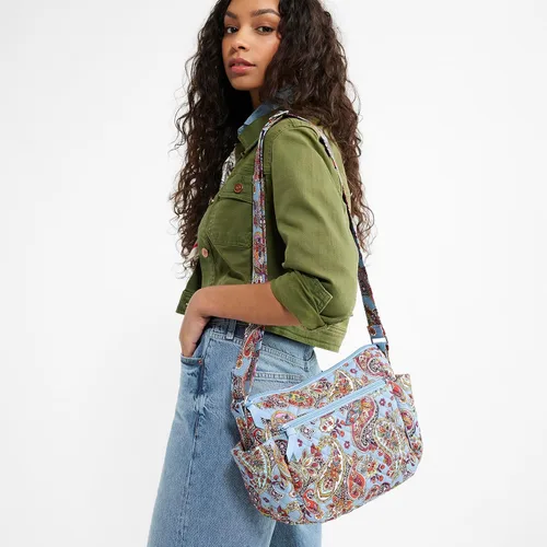 Miniatura 7 de Vera Bradley Bolso cruzado de algodón para mujer