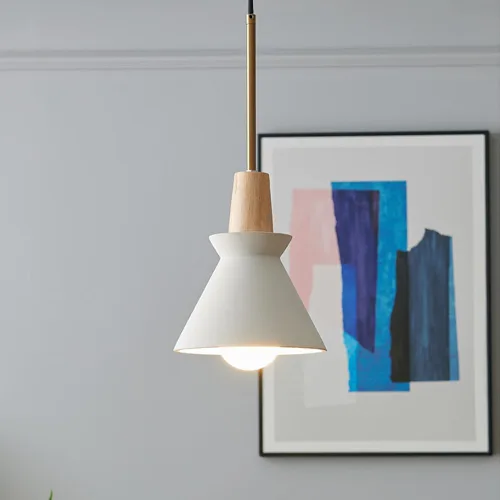 Miniatura 5 de Luces colgantes de hormigón de 7.5 pulgadas, para isla de cocina, pantalla de piña, lámpara industrial, lámpara colgante de cemento nórdico