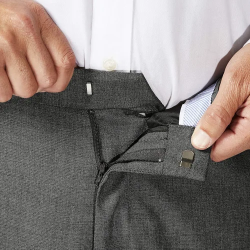 Miniatura 4 de J.M. Haggar Men's Classic Fit Flat Front Dress Pant-Regular and Big & Tall Sizes
