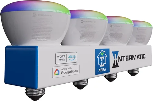 Miniatura 9 de Intermatic ABRA BR30 - Bombilla inteligente Wi-Fi, 750 lúmenes, LED RGB que cambia de color controlado por voz, compatible con Alexa y Google Home