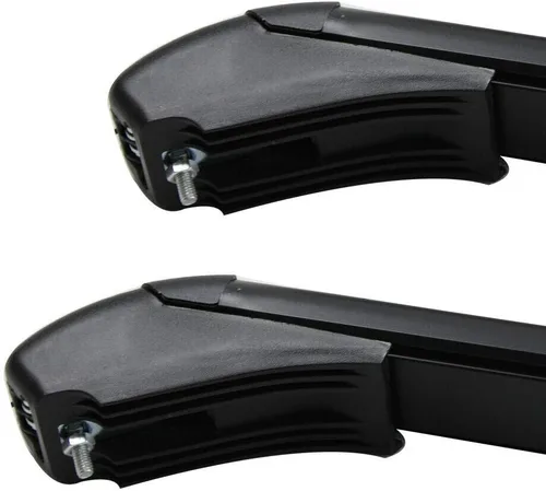 Miniatura 4 de 2 portaequipajes universales para techo de coche, barra transversal, para 4 o 5 puertas, cesta con 2 llaves para HondaCivic 2006-2020, color negro