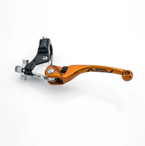 Miniatura 6 de ASV - Palanca de embrague irrompible F4 Quad ATV w/Perch # CD F406SX - Shorty Black Negro
