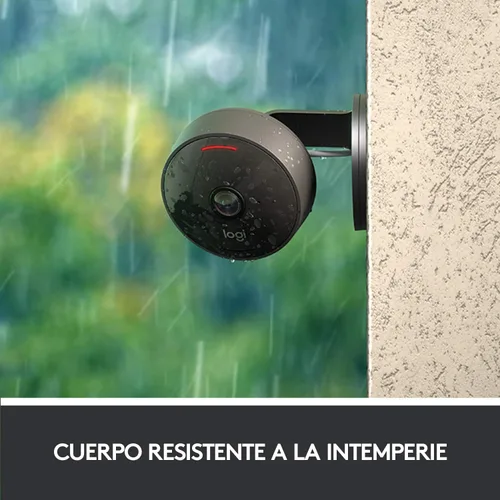 Miniatura 3 de Logitech Circle View - Cámara de seguridad para el hogar con cable resistente a la intemperie con video Logitech TrueView, gran angular de 180°, HD