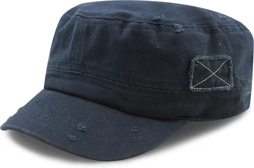 Miniatura 56 de The Hat Depot Cadet Military Army - Gorra de béisbol de algodón lavado con teñido anudado y algodón lavado básico y desgastado, gorra de algodón
