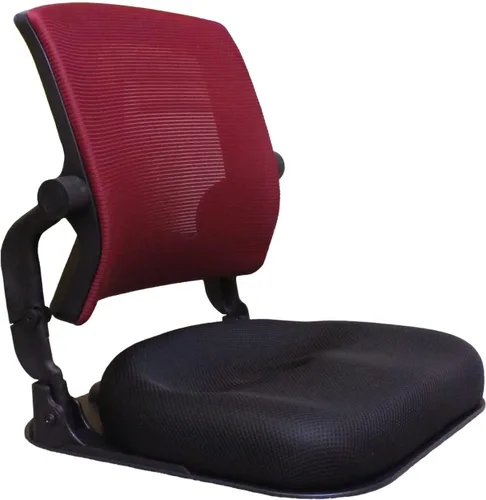 Miniatura 11 de Silla de suelo patentada con soporte de espalda, silla ortopédica plegable para adultos y niños, asiento japonés sin patas para meditación, TV