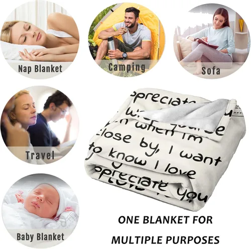 Miniatura 6 de Regalo para papá de la hija y el hijo, manta querida para papá para el día del padre, mantas suaves para arrojar para aniversario, cumpleaños, súper