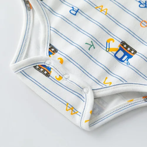 Miniatura 70 de pureborn Mameluco de algodón súper suave para bebés niños y niñas de 0 a 24 meses