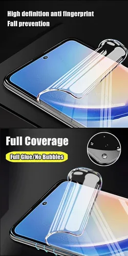Miniatura 2 de Protector de pantalla frontal flexible para Samsung Galaxy A16 / A16 5G 6.7 "Película de hidrogel 3D transparente TPU sensible al tacto Desbloqueo