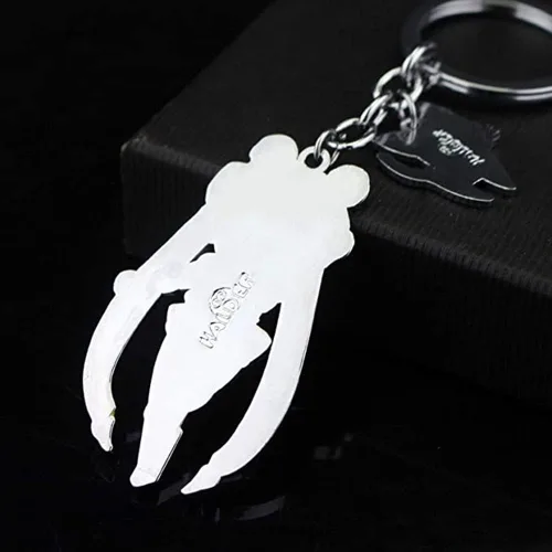 Miniatura 9 de Sailor Moon Tsukino Usagi con gato clave cadena llavero llavero