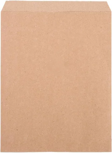 SSWBasics Bolsas medianas de papel kraft natural para mercancías – 8½ W x 11 H – Caja de 1000 – Bolsas de papel para pequeñas empresas – Bolsa de