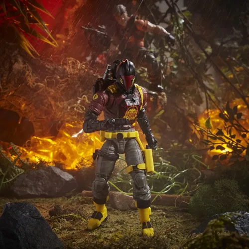 Miniatura 5 de G.I. Joe Figura de la serie clasificada, figura especial de B.A.T. de 6 pulgadas con accesorios - F4754 - Hasbro, rojo, gris y negro