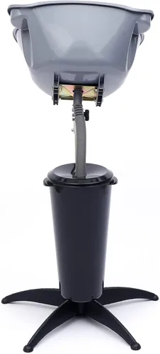 Miniatura 4 de Fregadero de lavado de cabello, lavabo de champú profundo de altura ajustable con manguera de drenaje para el hogar, peluquería, salón de belleza
