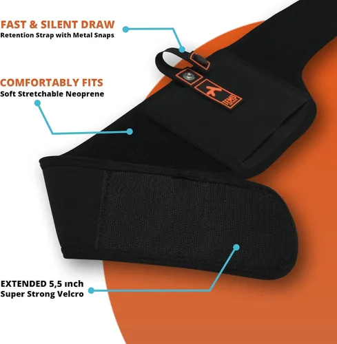 Miniatura 4 de Funda de hombro para transporte oculto – Funda oculta para el pecho, funda universal para pistola para hombres y mujeres, se adapta a Glock, S & W