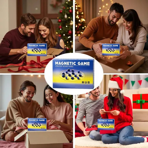 Miniatura 6 de Juego de ajedrez magnético con cuerda para rellenar cestas de Pascua, juegos familiares, juegos divertidos de estrategia para familia y fiestas