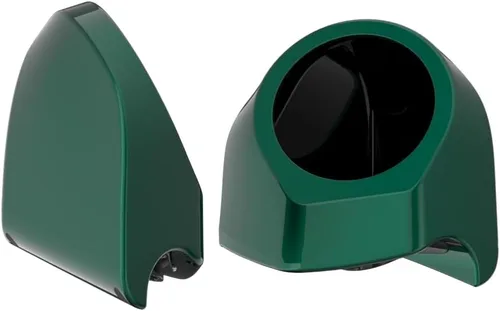 Miniatura 5 de Advanblack Alpine Green Tour Trunk Pack - Paquete de altavoces de 6.5 pulgadas, carcasa de audio trasera, color a juego, paquete de maletero Harley