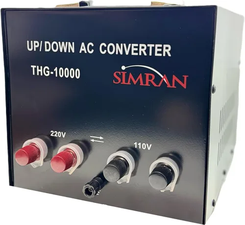 Miniatura 5 de Simran THG-100T Convertidor de transformador de voltaje elevador y descendente para 110 V y 220/240 V, 100 vatios