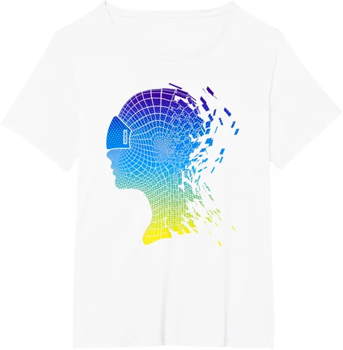 Miniatura 25 de Camiseta con diseño de auriculares de realidad virtual de VR Fans, Negro, S