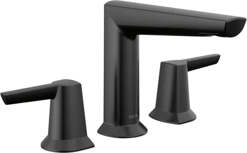 Miniatura 8 de Delta Grifo Galeon cromado de 3 agujeros, grifo de baño cromado para lavabo de baño, grifo de lavabo de baño con tecnología de sello de diamante
