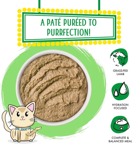 Miniatura 3 de Weruva Slide N' Serve Paté, alimento húmedo para gatos, Let's Make a Meal, cena de cordero y caballa, bolsa de 2.8 oz (80 g) (paquete de 12)