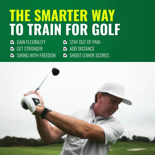 Miniatura 6 de GolfForever Swing Trainer – Golf Fitness & Training System for Strength, Flexibility & Swing Power – Includes Membership & Premium Training Bar for