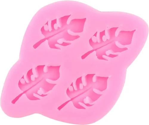 Miniatura 6 de Molde de silicona de flamenco de hojas tropicales, hibisco, plumeria, flores, hojas de Monstera, moldes para fondant, árbol de coco hawaiano, moldes