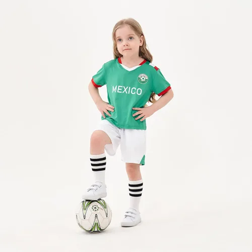 Miniatura 2 de Camisetas de fútbol para niños y niñas, tallas de 2 a 14 años, transpirables, trajes de entrenamiento de fútbol juvenil, regalos