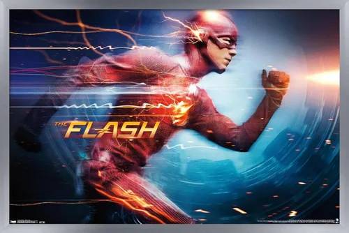 Miniatura 8 de DC Comics Arrowverse The Flash - Póster de pared Speed Force, 22.4 pulgadas de largo x 14.7 W, versión premium sin marco