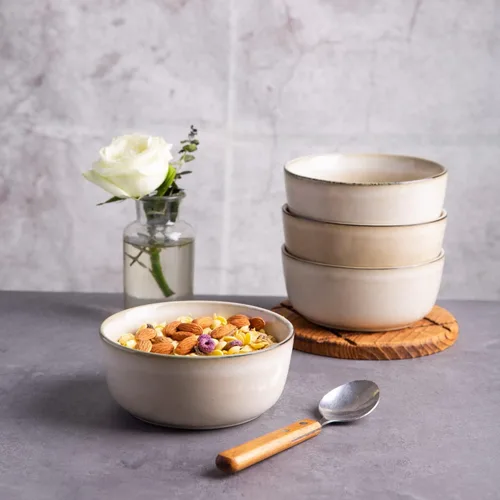 Miniatura 5 de AmorArc Juego de 6 Tazones de Cereal para Cocina, Tazones de Sopa de Gres de 26oz para Sopa de Cereales, Tazones de Cocina Modernos para Comidas