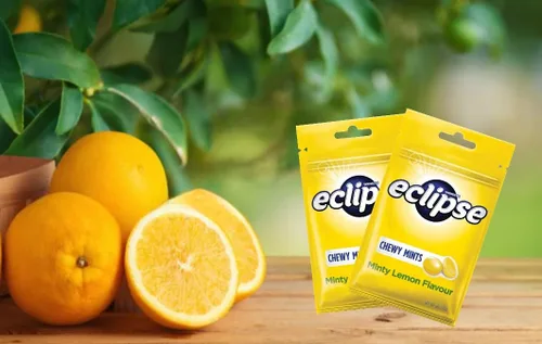 Miniatura 2 de Wrigley's - Eclipse Lemon Chewy Mints Powerful Fresh Breath x 8 paquetes