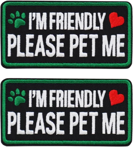 Miniatura 10 de 12 parches para perros de servicio, arnés de gancho táctico extraíble bordado en parche de entrenamiento, no mascotas, parche para perros de trabajo