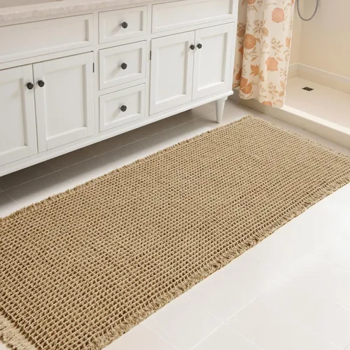 Miniatura 46 de Subrtex - Alfombras de baño de chenilla, tapete de baño de felpa corta y suave, tapete de ducha absorbente de agua, tapete de baño para la ducha