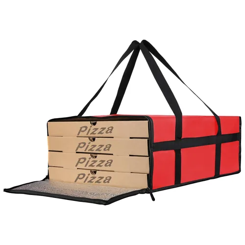 Miniatura 7 de Bodaon Paquete de 3 bolsas aisladas para entrega de alimentos para comidas calientes y frías, bolsas enfriadoras XXL, bolsa aislante para catering