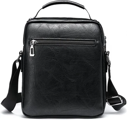 Miniatura 3 de Bolsa de mensajero para hombre, de piel sintética, bolsa de hombro, bolsa de viaje, bolso de hombre, bolso casual, bolsa de mano con personalidad
