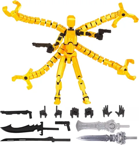 Miniatura 11 de Figura de acción T13 ensamblada, Figura de acción T13 impresa en 3D grande de 11.8 pulgadas, Figura de acción Titan 13, Figura de acción Dummy 13