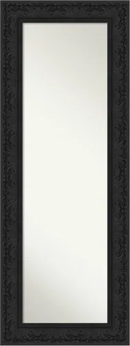 Miniatura 22 de Amanti Art Espejo negro de longitud completa para puerta, 53 x 19 pulgadas, espejo de pared alto negro abadía de longitud completa, montado