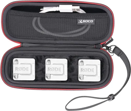 Miniatura 6 de RLSOCO Funda de transporte para Rode Wireless GO II/Wireless ME/Wireless GO III (Gen 3)/Sistema de micrófono inalámbrico GO inalámbrico - Se adapta