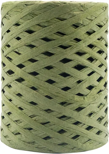 Miniatura 64 de Mandala Crafts Aqua Raffia - Hilo de rafia para envolver regalos, cinta de rafia de papel natural de 200 yardas para ganchillo, manualidades