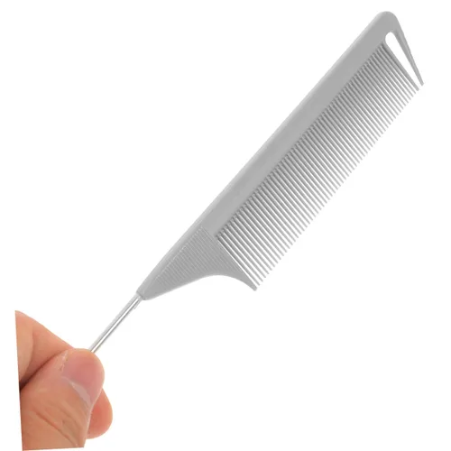 Miniatura 4 de STOBAZA Juego de 5 peines para separar el cabello con cola de rata para seccionar con precisión, peines para peinar el cabello, herramientas