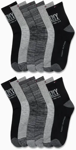 Miniatura 2 de Tommy Hilfiger Calcetines para hombre - Calcetines tobilleros de corte de cuarto (12 unidades)