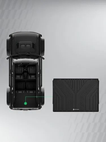 Miniatura 11 de YHTAUTO Tapete de carga compatible con Ford Bronco 2021-2026 (4 puertas), forro de suelo de elastómero termoplástico, protección para todo