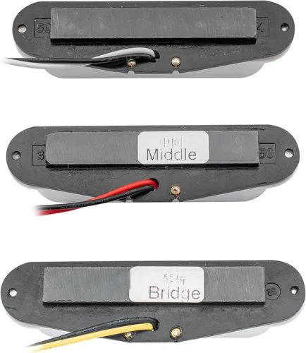 Miniatura 4 de Wilkinson - Juego de pastillas de cerámica de alto rendimiento para guitarra eléctrica estilo Strat, color blanco