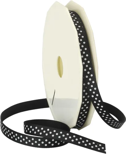 Miniatura 27 de Morex Ribbon Swiss Dot - Cinta de grogrén de poliéster, carrete de 3/8 pulgadas por 20 yardas, aguamarina