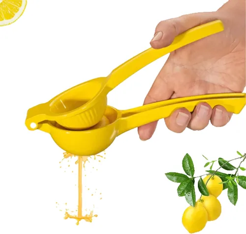 Exprimidor de limón, extractor de jugo de naranja, exprimidor de mano resistente, exprimidor de prensa de lima, atrapador de semillas, exprimidor