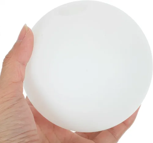Miniatura 2 de Kichvoe - Pantalla de repuesto de globo de 3.1 pulgadas, pantalla de lámpara acrílica blanca para lámparas de pared y poste, compatible con enchufe